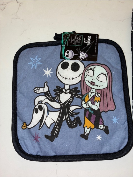 Other - NWT Nightmare Before Christmas Jack & Sally Blue Kids Costume Pot Holder